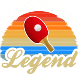Discover Table Tennis Legend, Table Tennis Player Vintage T-Shirts