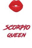 Discover Red Lips For Women Zodiac Scorpio Queen T-Shirts