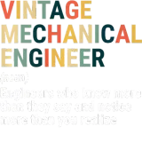 Discover Vintage Mechanical Engineer Definition Noun Cool T-Shirts