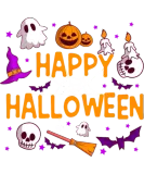 Discover Pumpkin Lantern Skull Ghost Happy Halloween T-Shirts