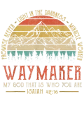 Discover Waymaker Miracle Worker Promise Keeper Christian T-Shirts