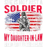 Discover Mens My Daughter In Law Is A Soldier Proud Army Fa T-Shirts