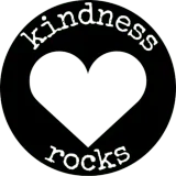 Discover Kindness Rocks Black Peekaboo Heart T-Shirts