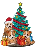 Discover Christmas Corgi Lover Christmas Tree Corgi Dog T-Shirts