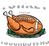 Discover Thanksgiving Turkey and Touchdowns Football Men T-Shirts
