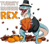 Discover Dinosaur Thanksgiving Boy Turkey Saurus T rex T-Shirts