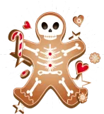 Discover Gingerbread man Sugar Skull decor for Christmas T-Shirts