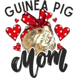 Discover Guinea Pig Mom Red Bandana and Cute Hearts T-Shirts