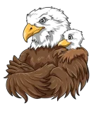 Discover Strong Eagle with Eagle Kid for a Eagle lovers T-Shirts