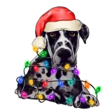 Discover Great Dane Dog Christmas Tree Lights T-Shirts