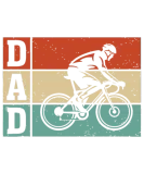 Discover Vintage Retro Cycling Lover Dad Cycling Father's D T-Shirts