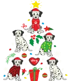 Discover Dalmatian Christmas Ornament Tree Decor Funny Dog T-Shirts