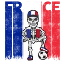 Discover Vintage France Soccer Skeleton Fan Team T-Shirts