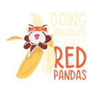 Discover Cute Animal Red Panda Banana Fruit Wildlife Foodie T-Shirts
