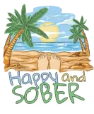 Discover Alcohol Awareness Happy and Sober Funny Sobriety T-Shirts