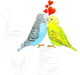 Discover Cute Parrot Parakeet Family Love Men Women Boys T-Shirts