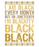 Discover I am black Juneteenth African Women Black Woman T-Shirts