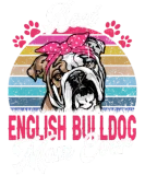 Discover Vintage Best English Bulldog Mom Ever T-Shirts