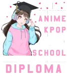 Discover Watch Anime And KPOP All Night Funny School Girl G T-Shirts