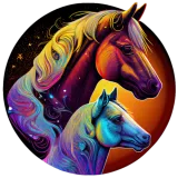 Discover Colorful Horses Head Psychedelic For Horse Lovers T-Shirts