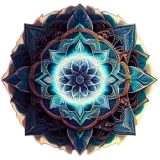 Discover Serene Symmetry A Beautiful Blue Mandala T-Shirts