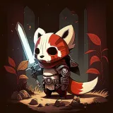 Discover Red Panda Pathfinder Fighter Character Portrait 1 T-Shirts