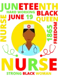 Discover Juneteenth Black Nurse Costume Melanin Black T-Shirts