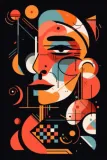 Discover Abstract Face Art - Bold and Unapologetic T-Shirts