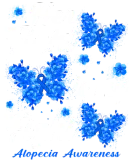 Discover Her Fight Is My Fight Alopecia Awareness Butterfly T-Shirts