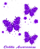 Discover Her Fight Is My Fight Colitis Awareness Butterfly T-Shirts