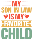 Discover My Son In Law Is My Favorite Child Funny Family T-Shirts