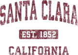 Discover Santa Clara California Ca Athletic Sports T-Shirts
