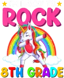 Discover I'm Ready To Rock 8th Grade Unicorn Back To School T-Shirts