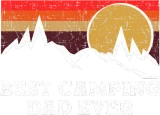 Discover Tu Best Camping Dad Ever Costume Vintage Camper T-Shirts