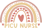 Discover Picu Nurse Boho Rainbow Nursing Student T-Shirts