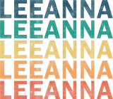 Discover Leeanna Name T-Shirts - Leeanna Vintage Retro Name
