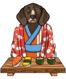 Discover Kawaii Japanese German Shorthaired Pointer Kimono T-Shirts