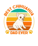 Discover Best Chihuahua Dad Ever Retro Vintage T-Shirts