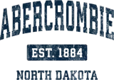 Discover Abercrombie North Dakota Nd Athletic Sports T-Shirts