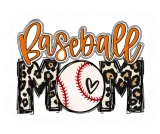 Discover Baseball Mom Orange Leopard Baseball Mama T-Shirts