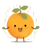 Discover Orange Face Fruit Cute Funny Happy Tangerine T-Shirts