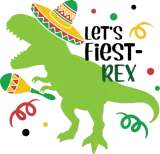 Discover Cinco De Mayo Mexican Dinosaur Mustache Funny s T-Shirts
