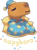 Discover Napybara Cute Capybara Nap T-Shirts