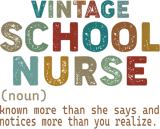 Discover Vintage School Nurse Knows More Than She Says T-Shirts