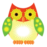 Discover Star Owl Red Yellow Green T-Shirts