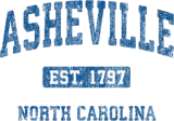 Discover Asheville North Carolina Athletic Sports T-Shirts
