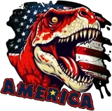 Discover Dinosaur Independence Day T-Shirts