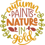 Discover Autumn Paints Nature In Gold boy girl T-Shirts