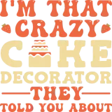 Discover Cake Decorating Crazy Cake Decorator music yellow T-Shirts