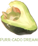 Discover Purr-Cado Dream Funny Avocado Kawaii Cat Lover T-Shirts